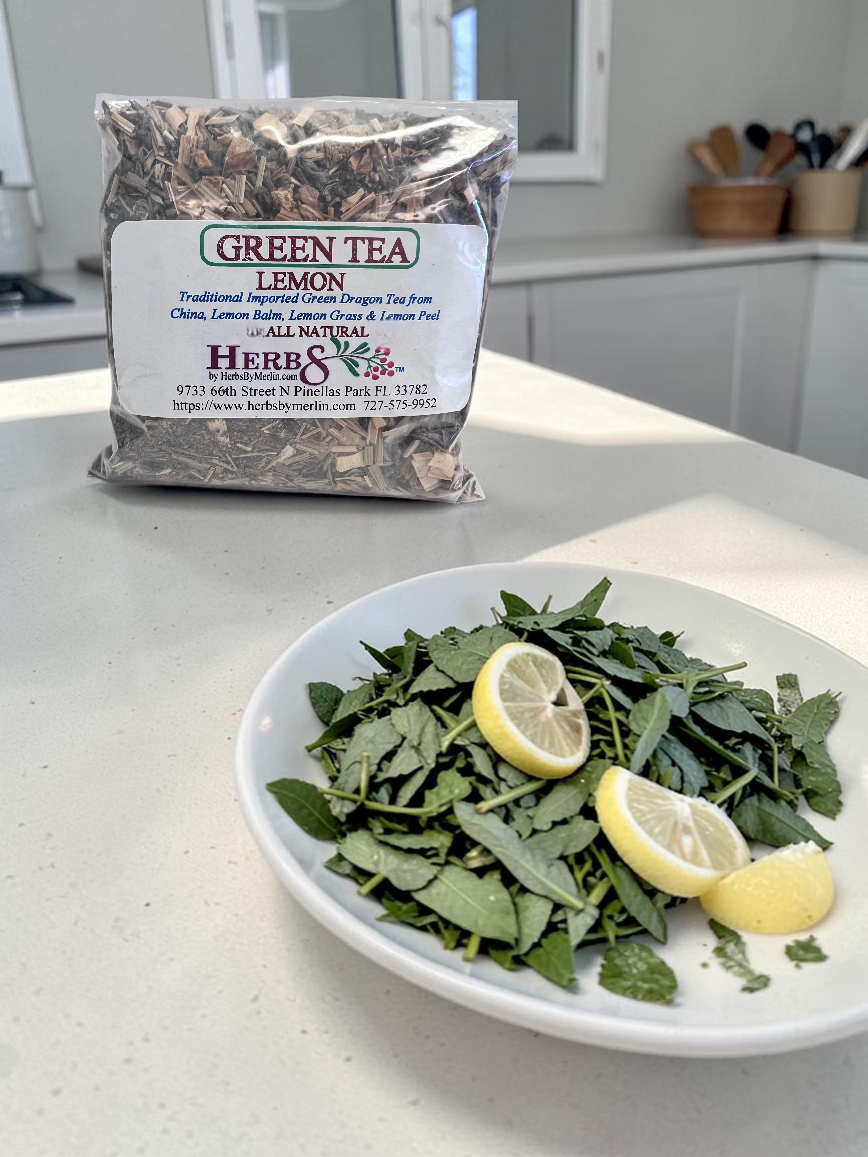 Green Tea with Lemon